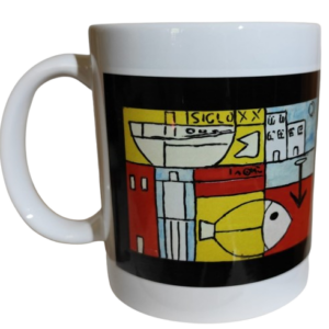 Tazas con diseño de obra