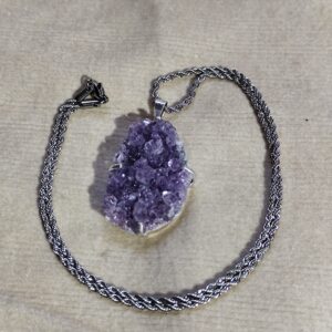Colgante con Cadena Amatista